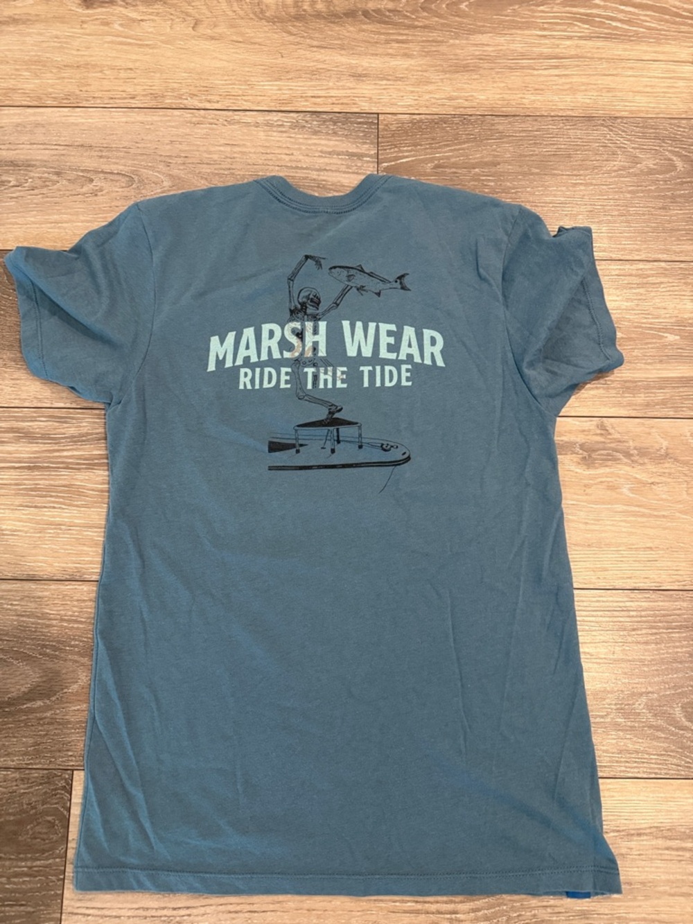 Marsh Wear 'Ride the Tide' Short Sleeve Graphic Tee - Blue